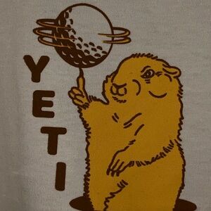 YETI Florida Golf Gopher Cream Graphic Tee XL